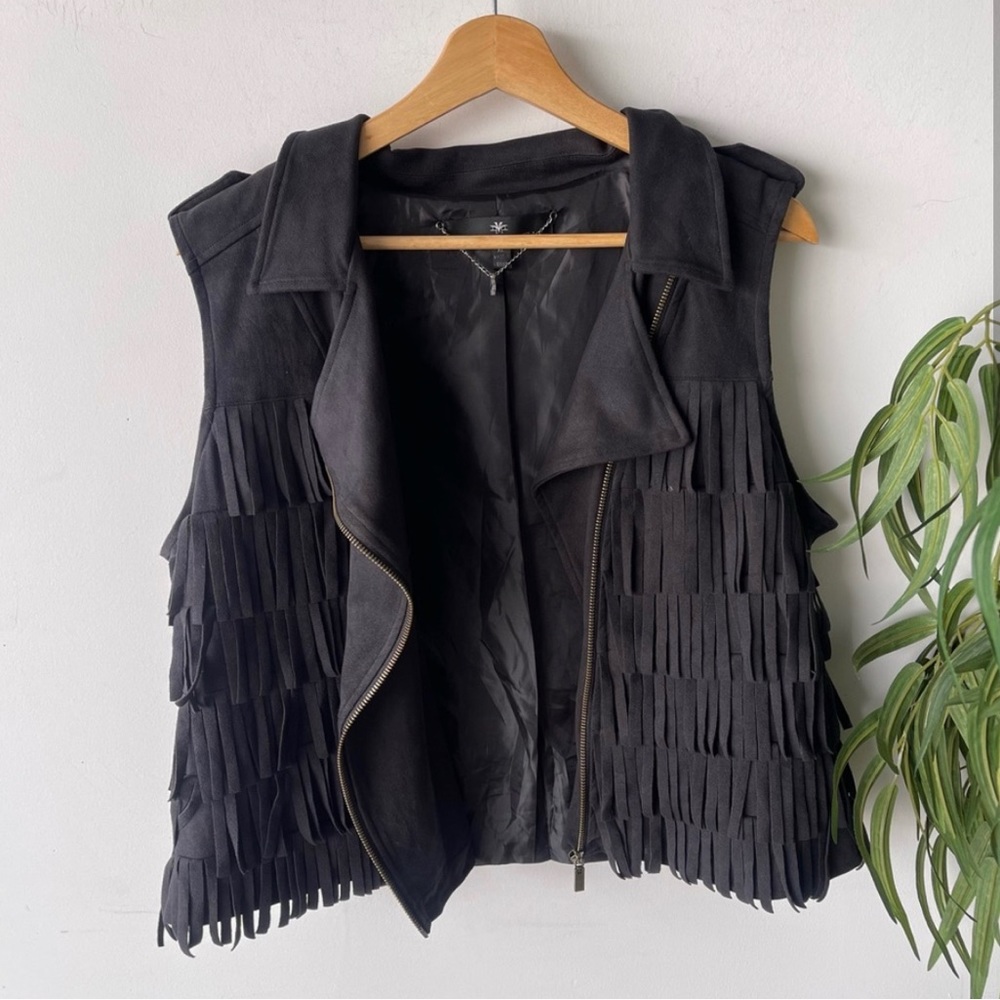 Madison Michelle suede fringe vest